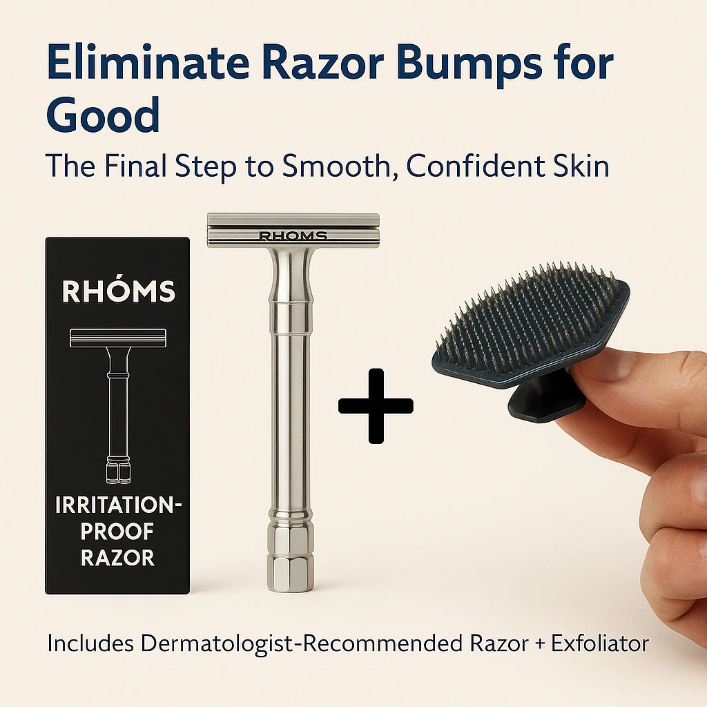 Irritation-Proof Razor + Ingrown Hair Exfoliator