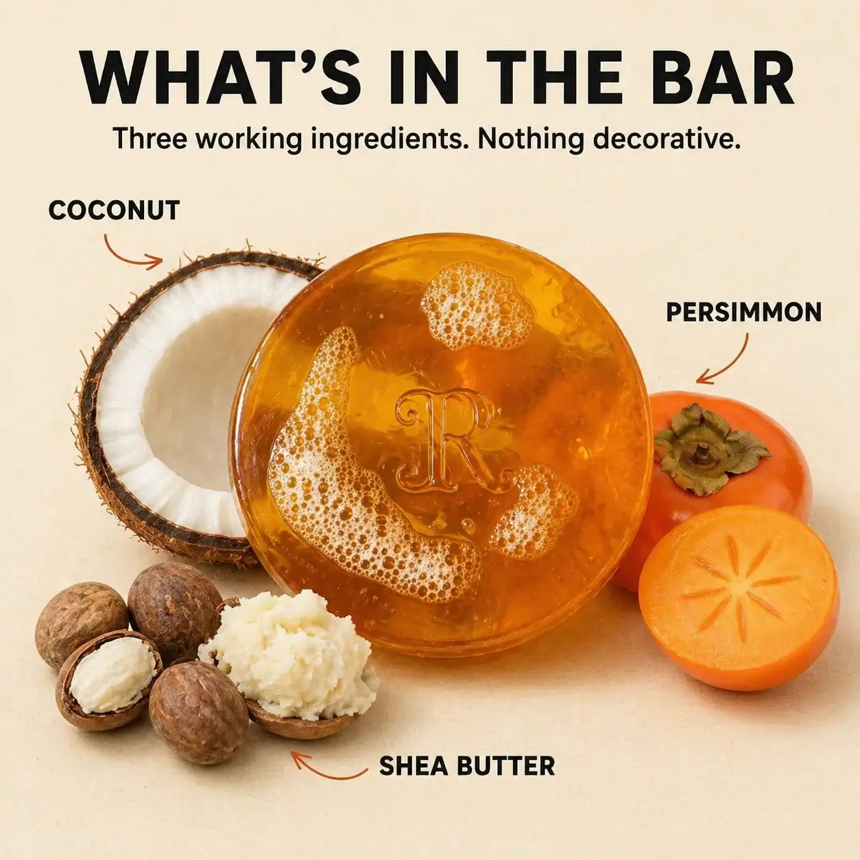 Persimmon Soap by Rhóms