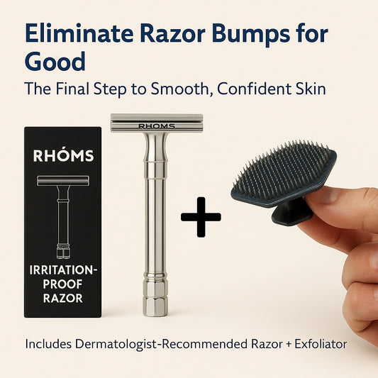 Irritation-Proof Razor + Ingrown Hair Exfoliator